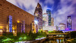 Houston, Texas Downtown Skyline at Night