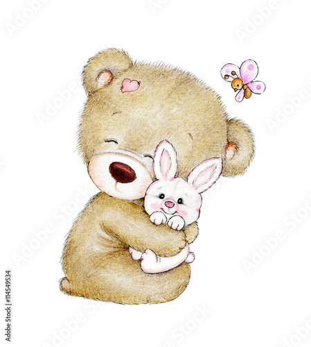teddy and bunny
