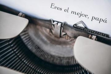 Poster - eres el mejor papa written on paper