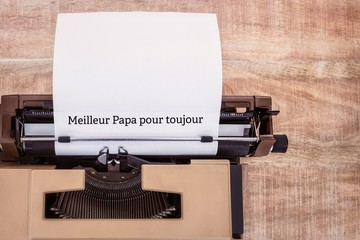 Poster - Meilleur papa pour toujours written on paper