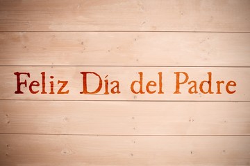 Canvas Print - Composite image of word feliz dia del padre