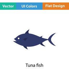 Wall Mural - Fish icon