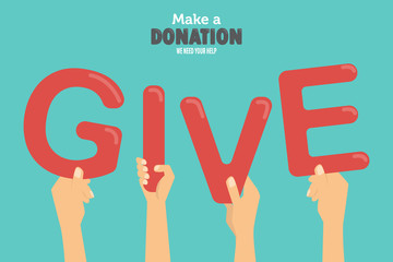 donation background. vector