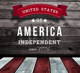 Poster - Composite image of independence day graphic