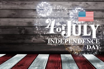Poster - Composite image of independence day graphic