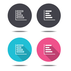 Wall Mural - icon design bar chart