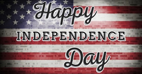 Poster - Composite image of independence day graphic