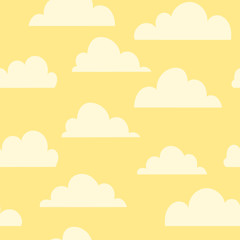 Wall Mural - Background pattern clouds