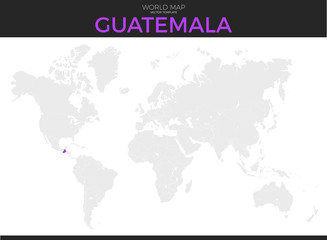  Republic of Guatemala Location Map