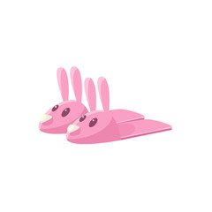 Sticker - Pink Rabbit Slippers