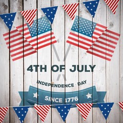 Poster - Composite image of independence day graphic