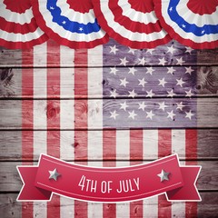 Poster - Composite image of independence day graphic