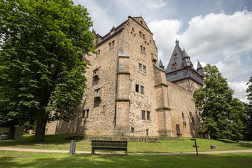 Canvas Print - castle romrod hessen germany