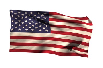 Wall Mural - Close-up of American flag