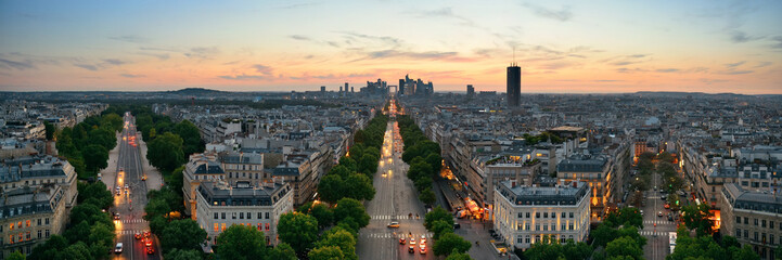 Sticker - Paris rooftop view