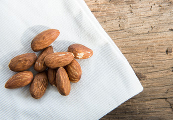 Wall Mural - group of almonds