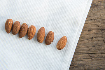 Canvas Print - group of almonds