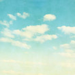 Blue sky background. Grunge photo.