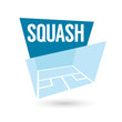 modern squash sign