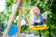 © MNStudio - Cute little girl having fun on a playground
