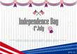 modern independence day background or independence backdrop, for presentation or printing. easy to modify.