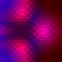 Aufkleber - bstract colorful triangles, geometric shapes background