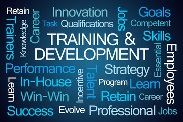training and development word cloud