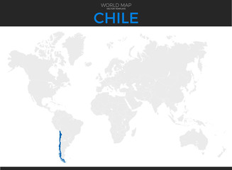  Republic of Chile Location Map