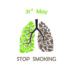 Stop smoking background