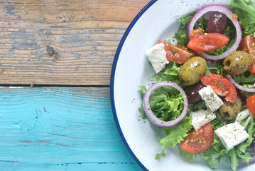 Wall Mural - Greek salad