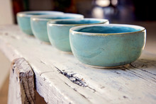 Hand made ceramic soup bowls