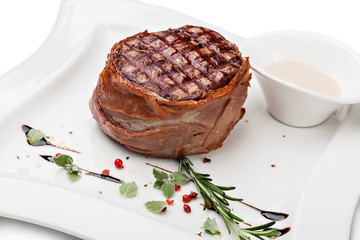 Wall Mural - Grilled beef steak