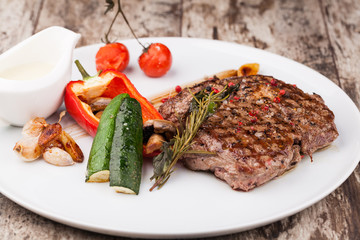 Wall Mural - Grilled beef steak