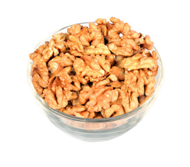 Wall Mural - Walnuts in glass plate