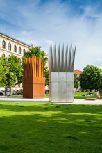 Art Installation At The Prague Park. Czech Republic.