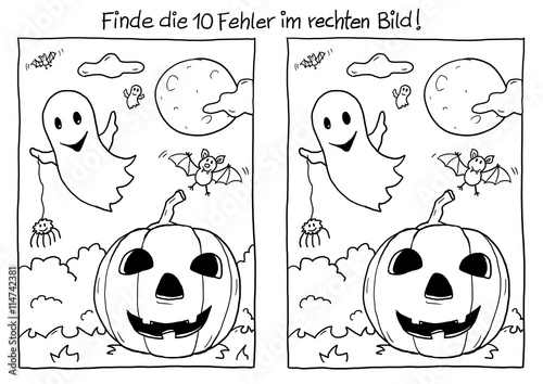 Fehlerbild Halloween Stock-Illustration | Adobe Stock