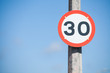 © bizoo_n - Speed restriction road sign
