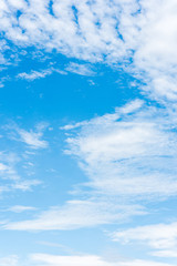 blue sky with cloud