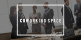 Fototapeta  - Coworking Space Office  Corporate Business Concept