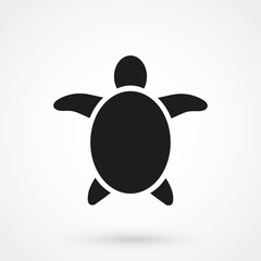 Poster - sea turtle icon