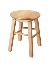 Isolated Wooden Stool