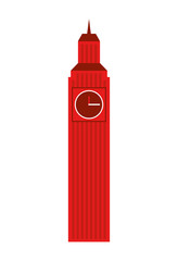 Poster - big ben london isolated icon design