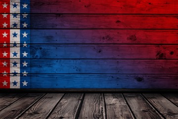 Poster - Composite image of digitally generated background