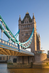 Poster - Tower Bridge and River Thames at sunset 