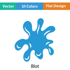 Canvas Print - Paint blot icon