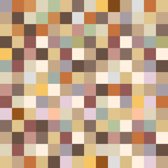 Wall Mural - retro seamless pattern in pixel style