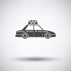 Wall Mural - Taxi car icon