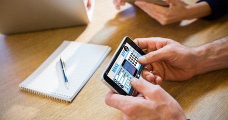Poster - Composite image of make your own app smartphone