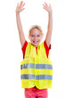 © Firma V - blond girl with reflective vest