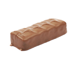 Poster - Caramel chocolate bar isolated